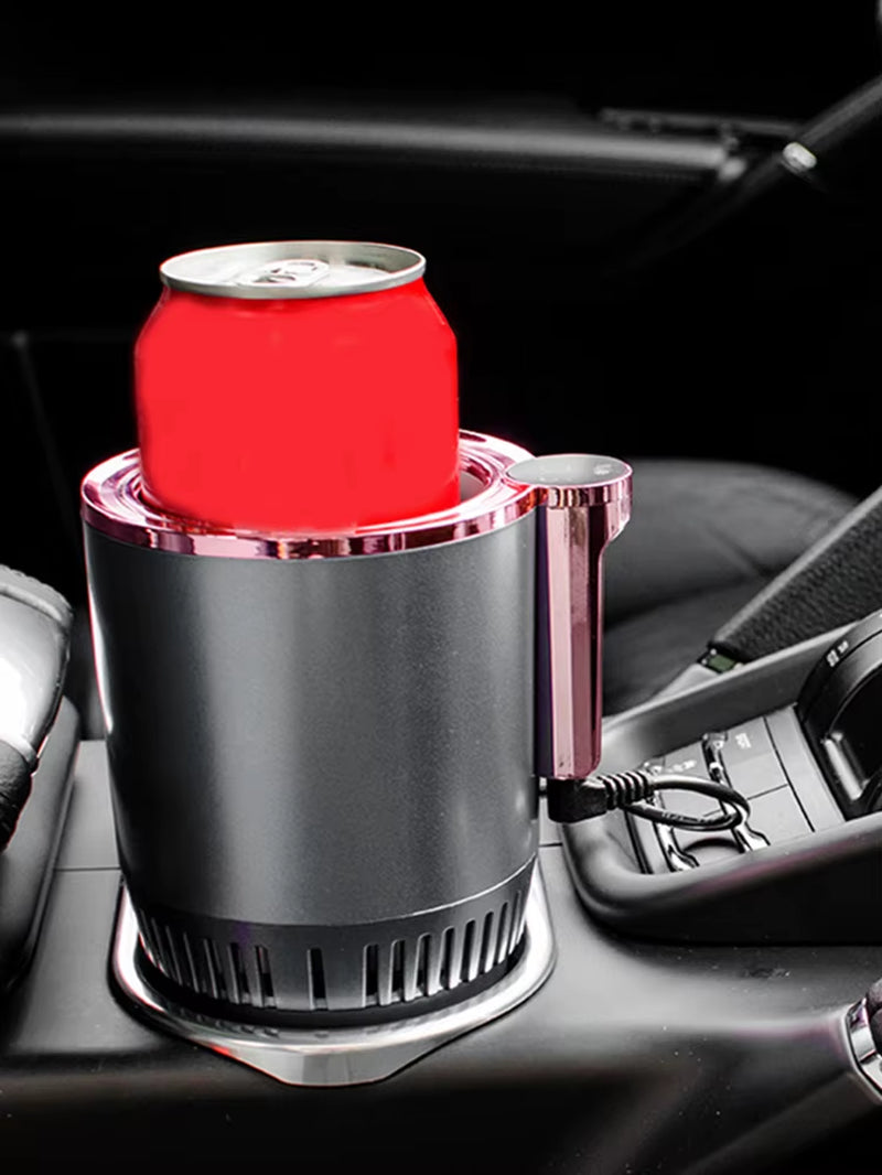 Smart Dual-Temperature Car Cup Holder with Digital Display