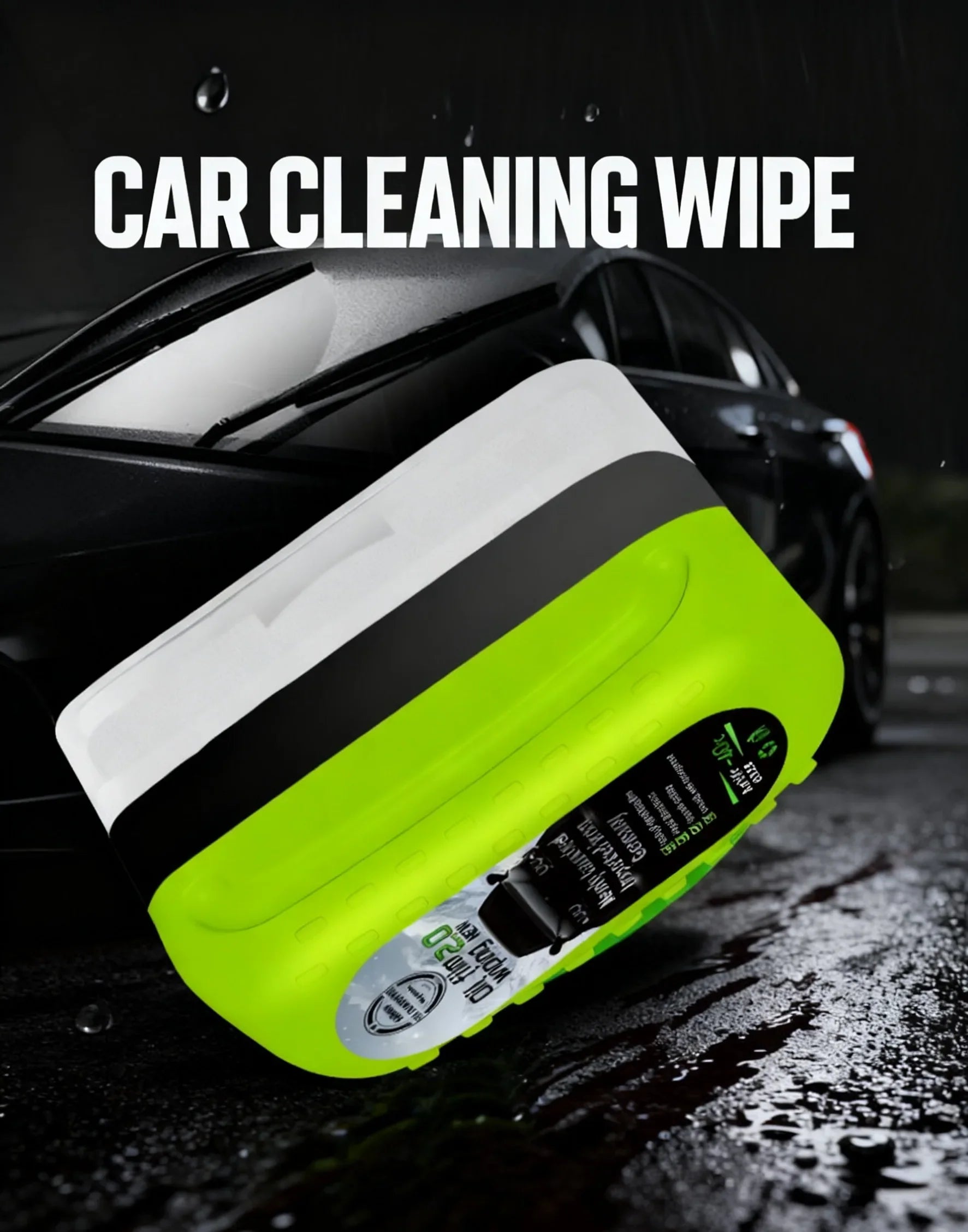 Automotive Glass Oil Film Remover – Windshield Cleaning Sponge