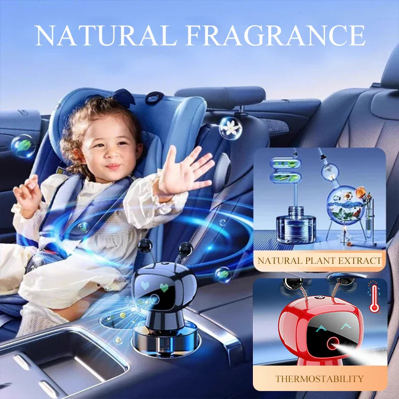 Smart Robot Car Air Freshener & lamp; Diffuser.