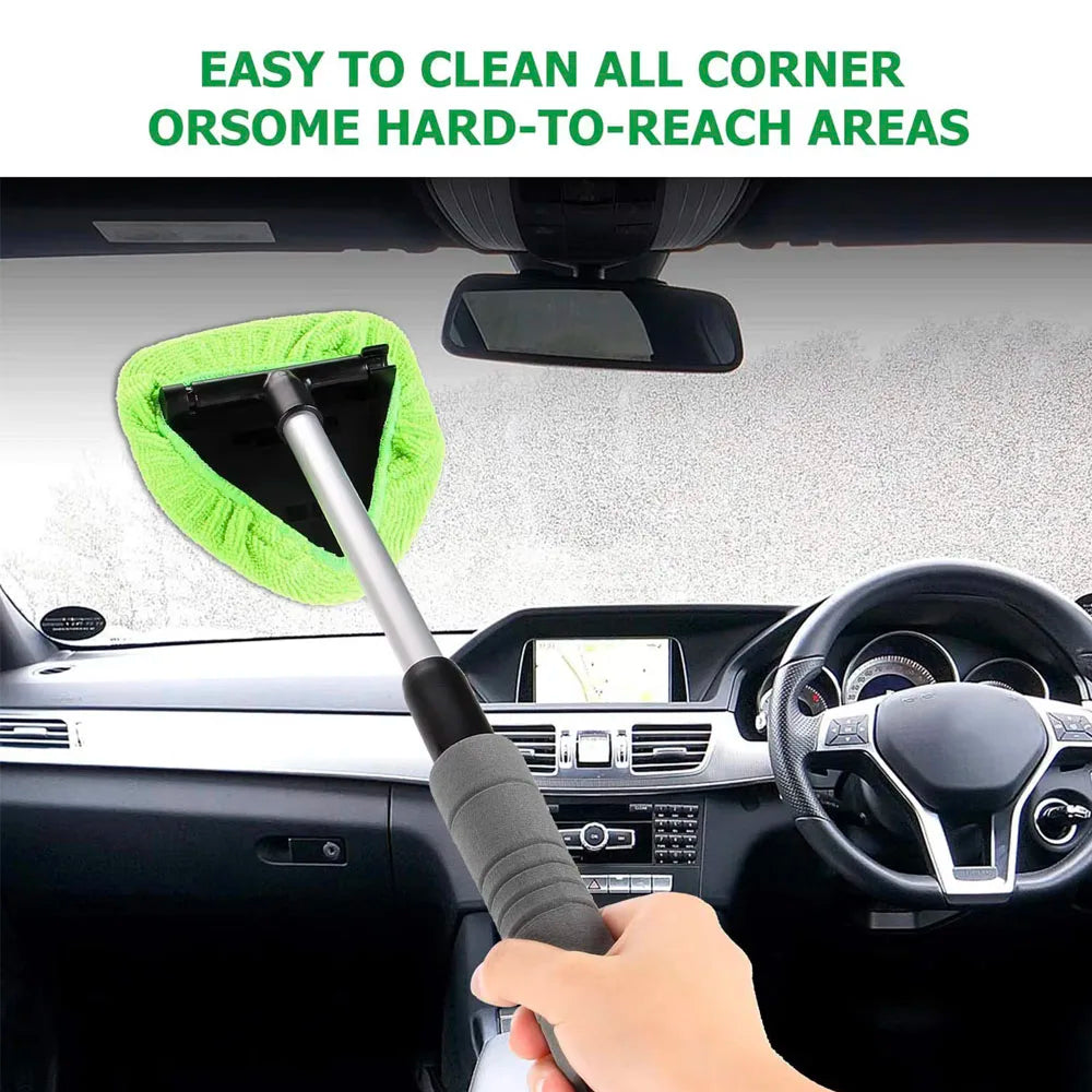 Telescopic Microfiber Car Window & Windshield Cleaner