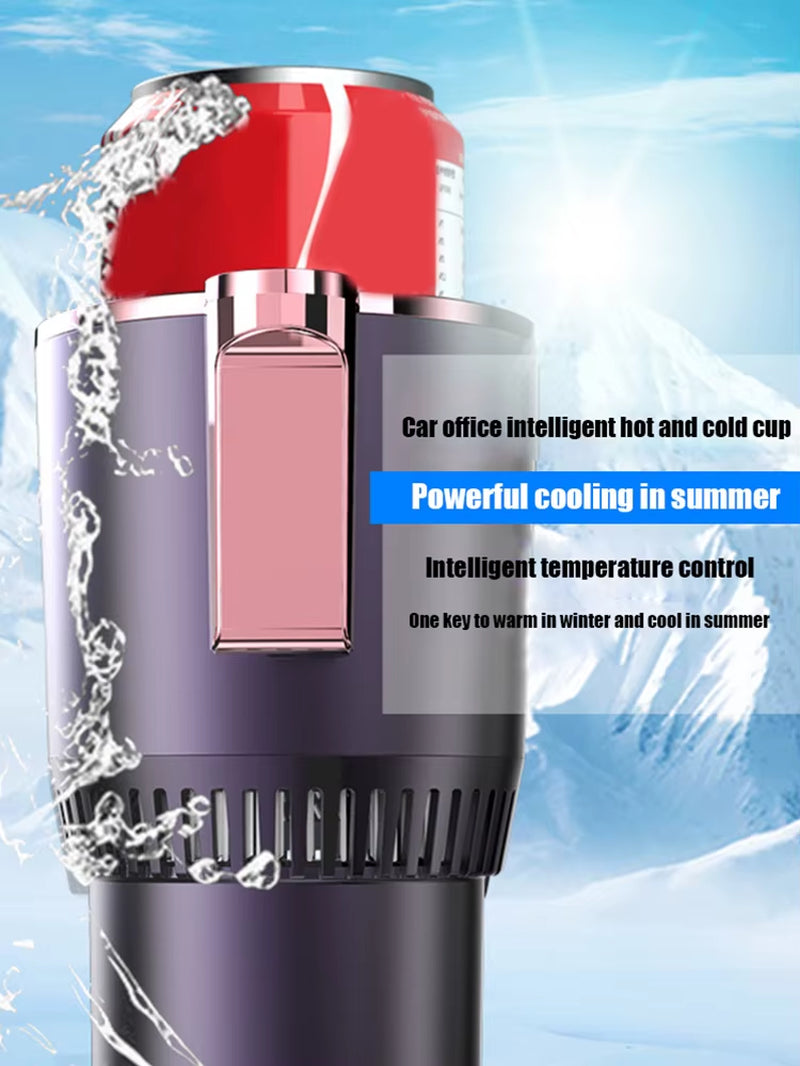 Smart Dual-Temperature Car Cup Holder with Digital Display