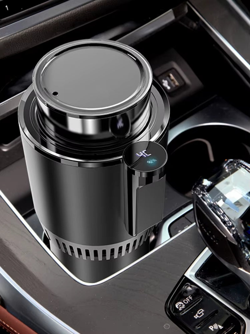 Smart Dual-Temperature Car Cup Holder with Digital Display